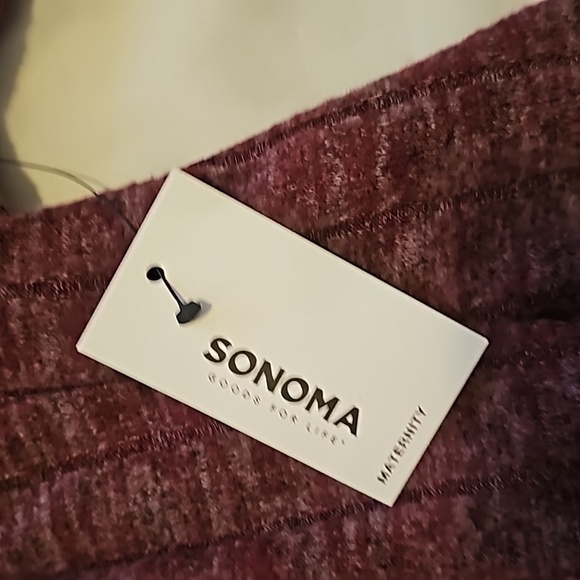NWT Sonoma Maternity Maroon Sweater XL-Maternity - Picture 3 of 8
